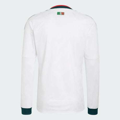 adidas Mexico Away Long Sleeve Men's Soccer Jersey 2026 - White - Best Buy Soccer