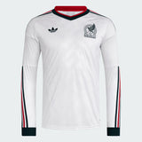 adidas Mexico Away Long Sleeve Men's Soccer Jersey 2026 - White - Best Buy Soccer