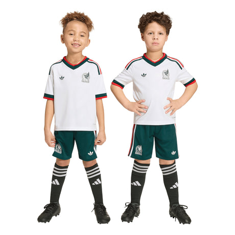 adidas Mexico Away Soccer Mini Set 2026 - White - Best Buy Soccer