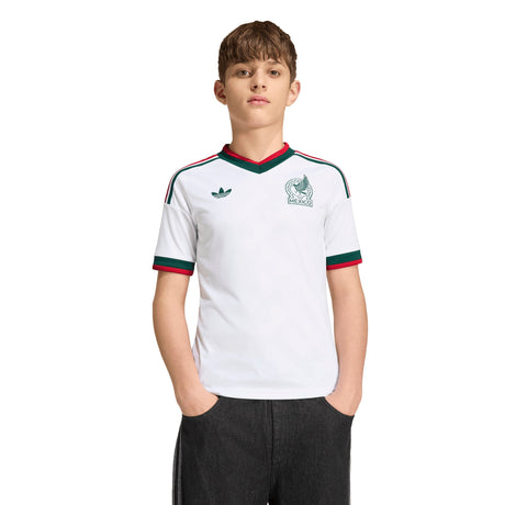 adidas Mexico Away Youth Soccer Jersey 2026 - White - Best Buy Soccer