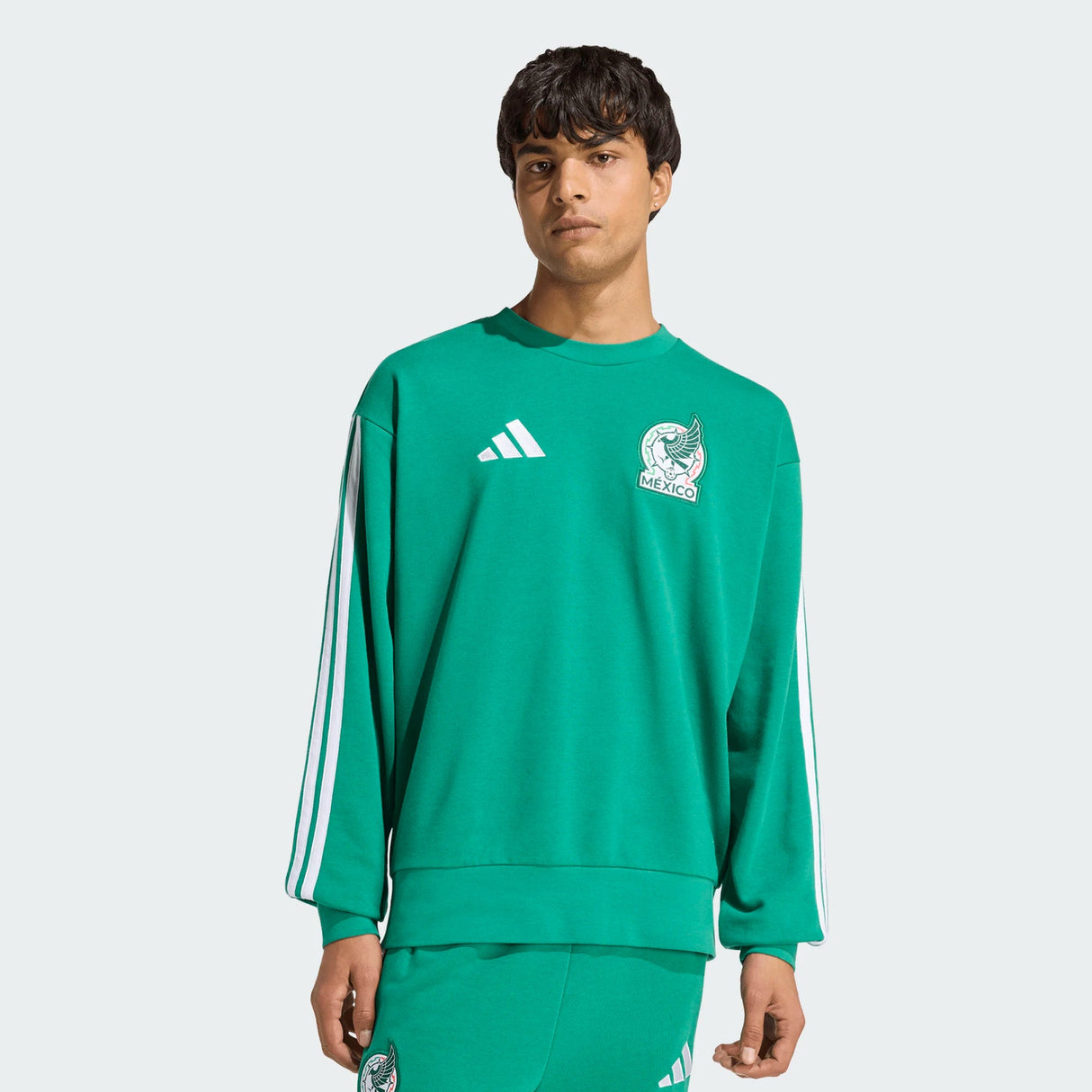 adidas Mexico DNA Men's Soccer Crew Sweat -Green - Best Buy Soccer
