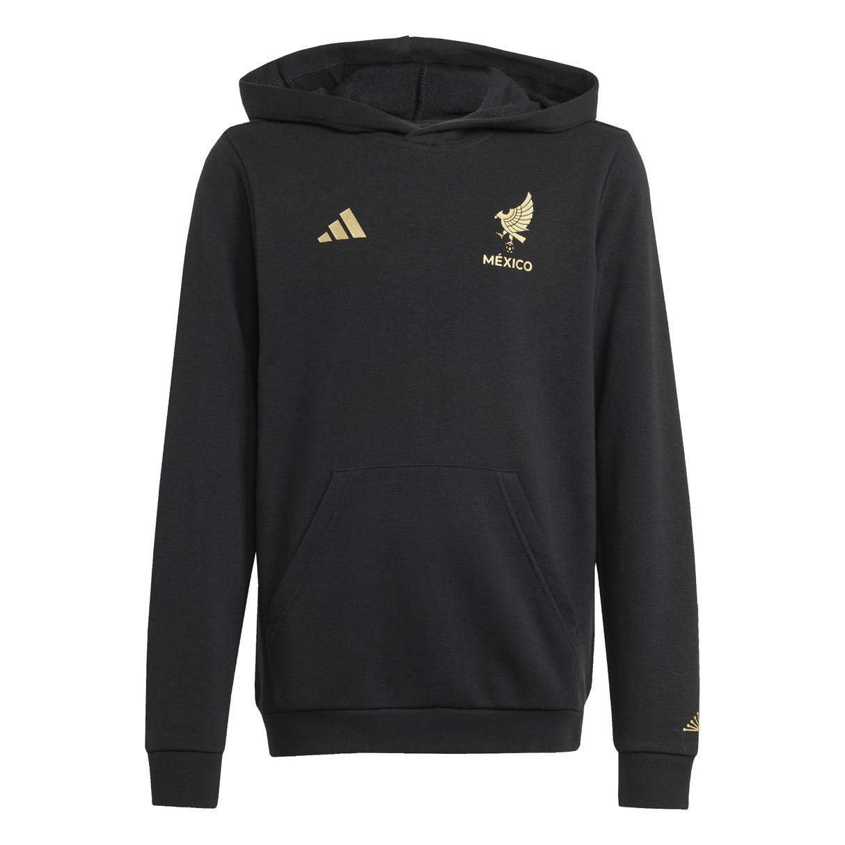 adidas Mexico Gold DNA Hoodie Kids Black/Gold - Best Buy Soccer