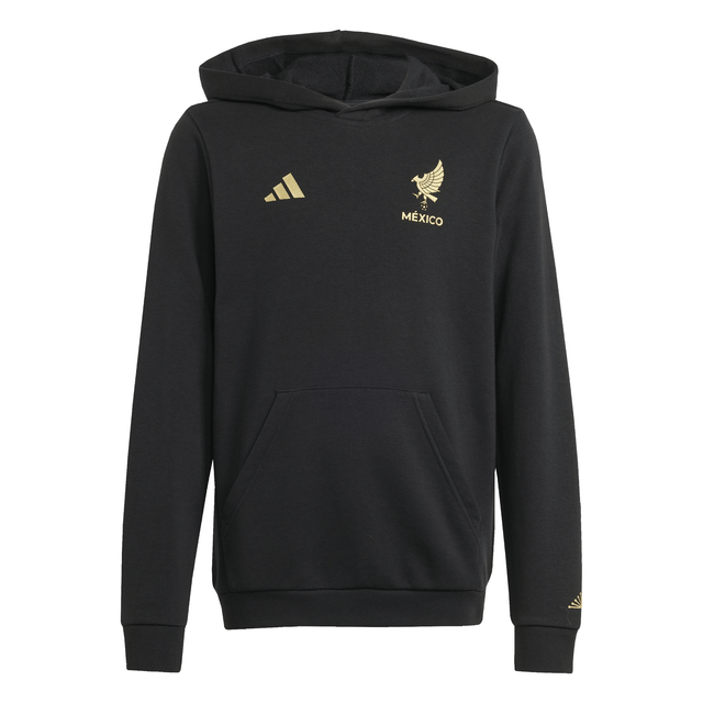 adidas Mexico Gold DNA Hoodie Kids Black/Gold - Best Buy Soccer