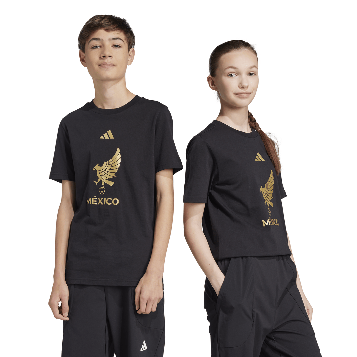 adidas Mexico Gold DNA T-Shirt Kids Black/Gold - Best Buy Soccer