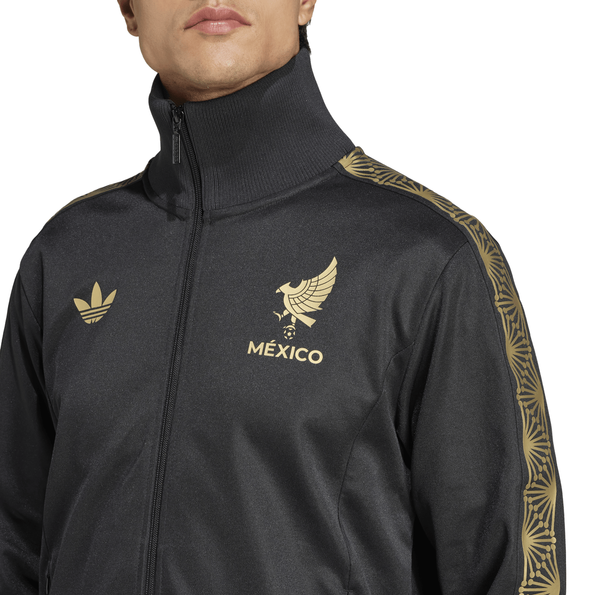 adidas Mexico Gold Jacket Track Top Black - Best Buy Soccer