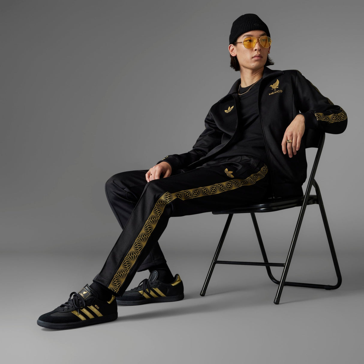 adidas Mexico Gold Jacket Track Top Black - Best Buy Soccer