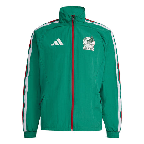 adidas Mexico Home Anthem Men's Soccer Jacket - Green/White - Best Buy Soccer