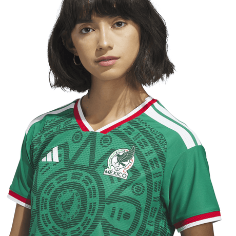 adidas Mexico Home Authentic Women''s Soccer Jersey - Green - Best Buy Soccer