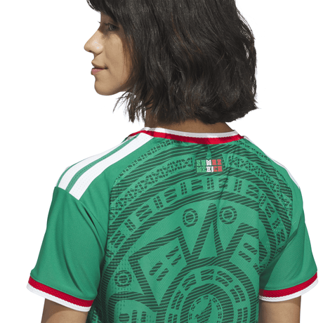 adidas Mexico Home Authentic Women''s Soccer Jersey - Green - Best Buy Soccer