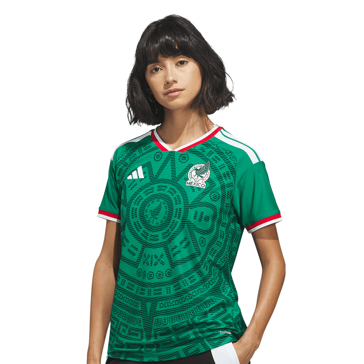 adidas Mexico Home Authentic Women''s Soccer Jersey - Green - Best Buy Soccer