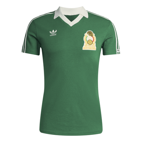 adidas Mexico Home Men's Soccer Jersey 1986 - Green - Best Buy Soccer