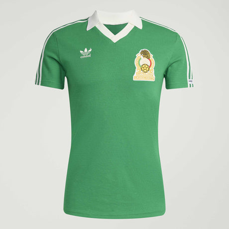 adidas Mexico Home Men's Soccer Jersey 1986 - Green - Best Buy Soccer