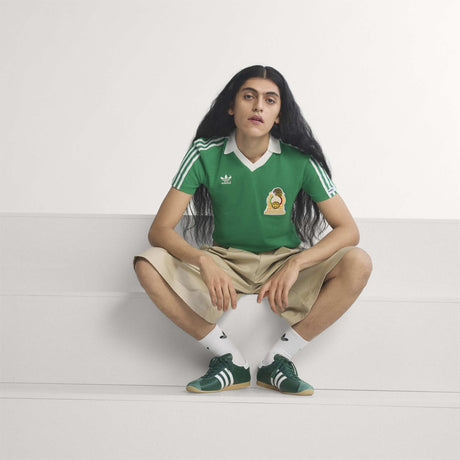 adidas Mexico Home Men's Soccer Jersey 1986 - Green - Best Buy Soccer