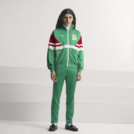 adidas Mexico Men's Soccer Track Top 1986 - Green - Best Buy Soccer