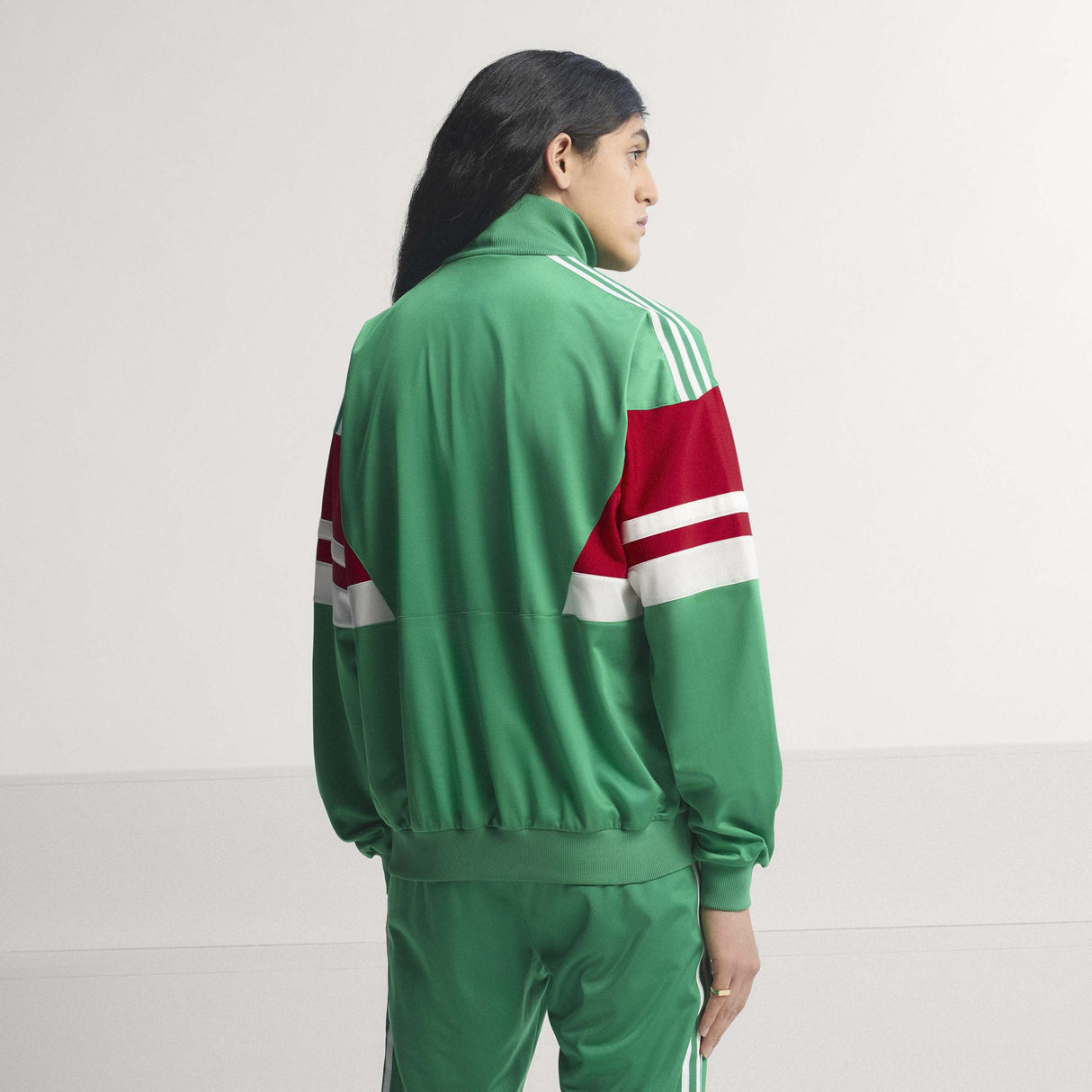 adidas Mexico Men's Soccer Track Top 1986 - Green - Best Buy Soccer