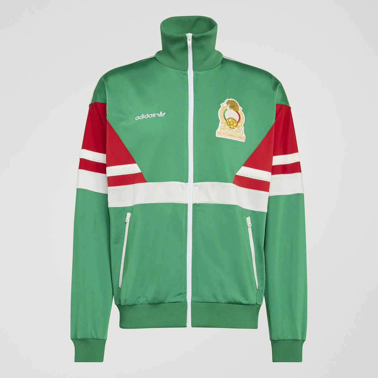 adidas Mexico Men's Soccer Track Top 1986 - Green - Best Buy Soccer