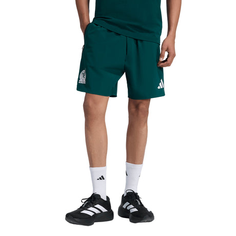adidas Mexico Tiro Travel Men's Soccer Shorts - Green - Best Buy Soccer