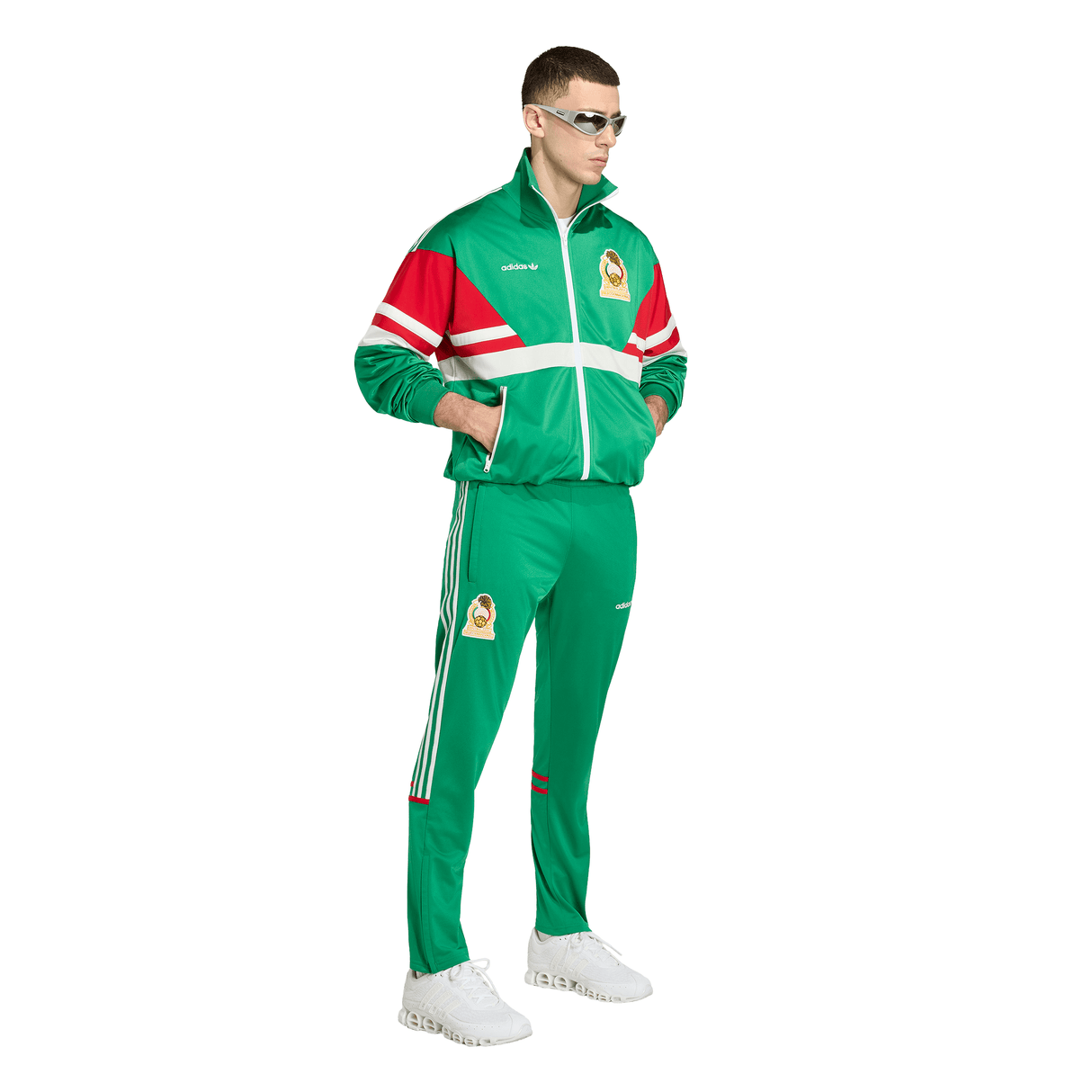 adidas Mexico Track Men's Soccer Tracksuit 1986 - Green - Best Buy Soccer