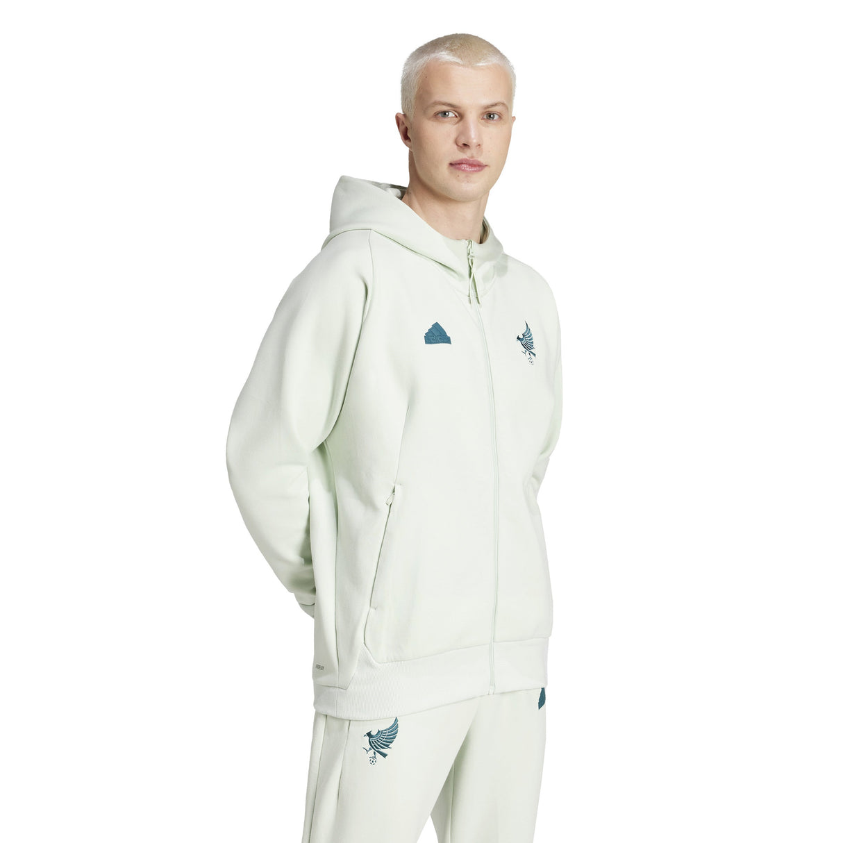 adidas Mexico Travel Full Zip Hoodie - Best Buy Soccer