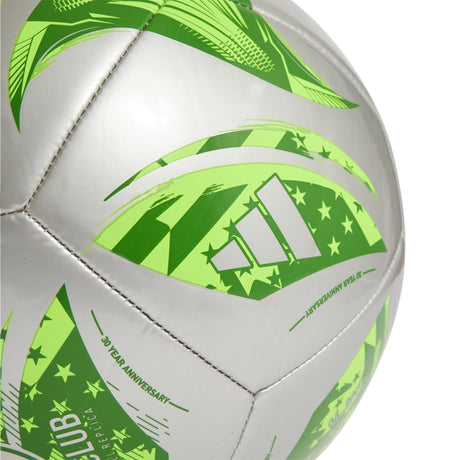 adidas MLS 25 Club Ball Silver/Green - Best Buy Soccer