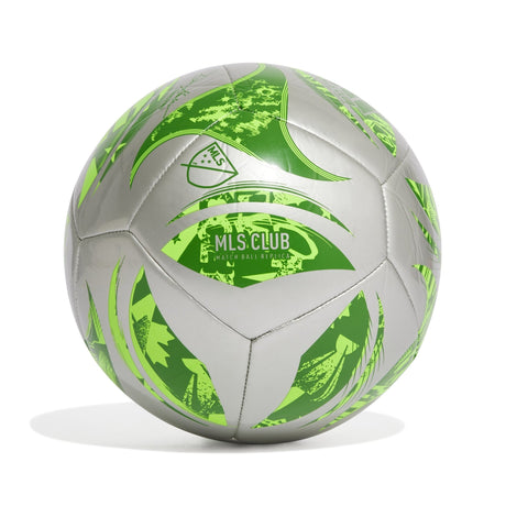 adidas MLS 25 Club Ball Silver/Green - Best Buy Soccer