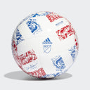 adidas MLS Club Soccer Ball - White/Power Blue/Red - Best Buy Soccer