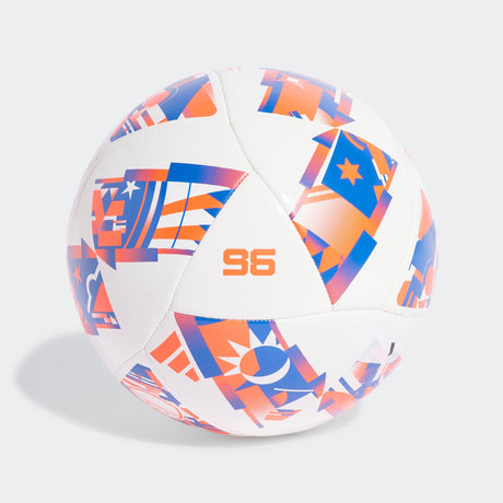 adidas MLS Club Soccer Ball - White/Solar Red/Glory Blue - Best Buy Soccer