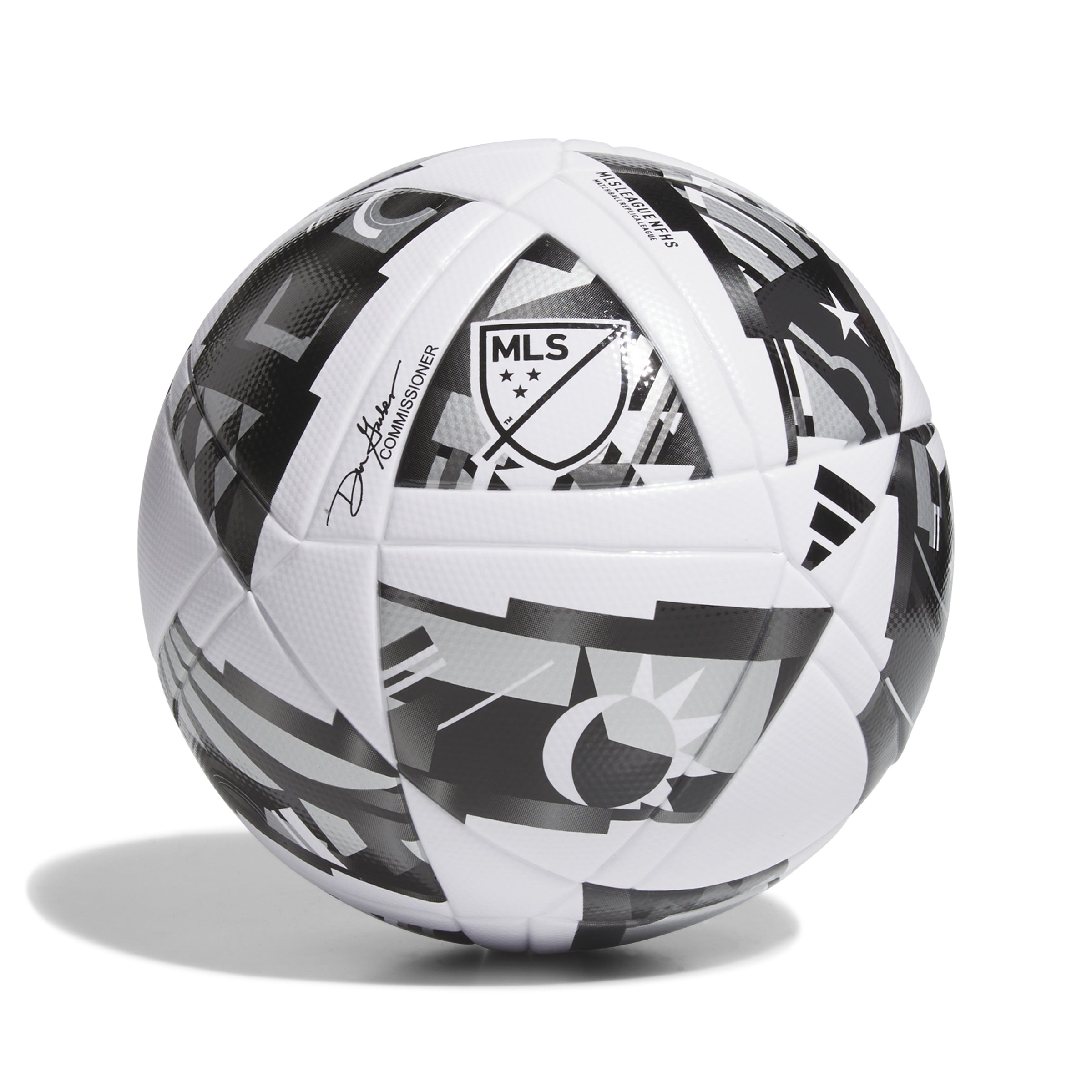 adidas MLS League NFHS Ball White/Black/Silver Metallic - Best Buy Soccer