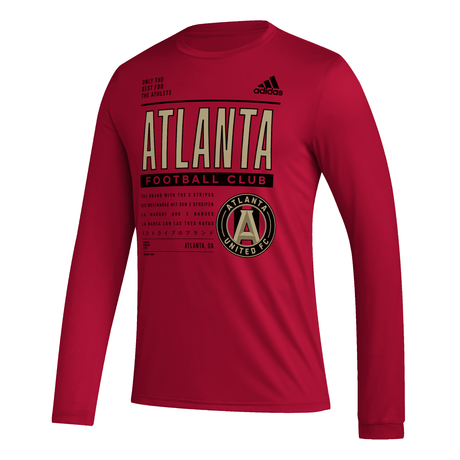 adidas MLS Pre Game Tee Team -Red - Best Buy Soccer
