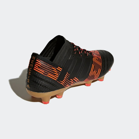 adidas Nemeziz 17.1 FG Firm Ground Soccer Cleats - Black/Solar Red - Best Buy Soccer