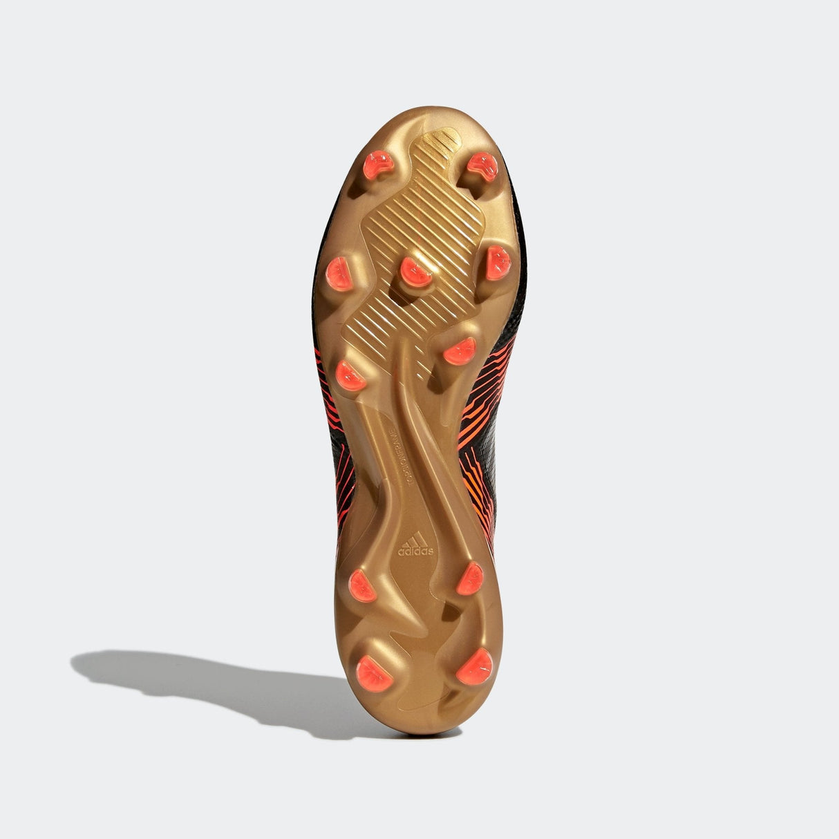 adidas Nemeziz 17.1 FG Firm Ground Soccer Cleats - Black/Solar Red - Best Buy Soccer