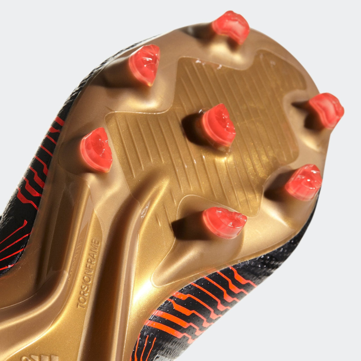 adidas Nemeziz 17.1 FG Firm Ground Soccer Cleats - Black/Solar Red - Best Buy Soccer