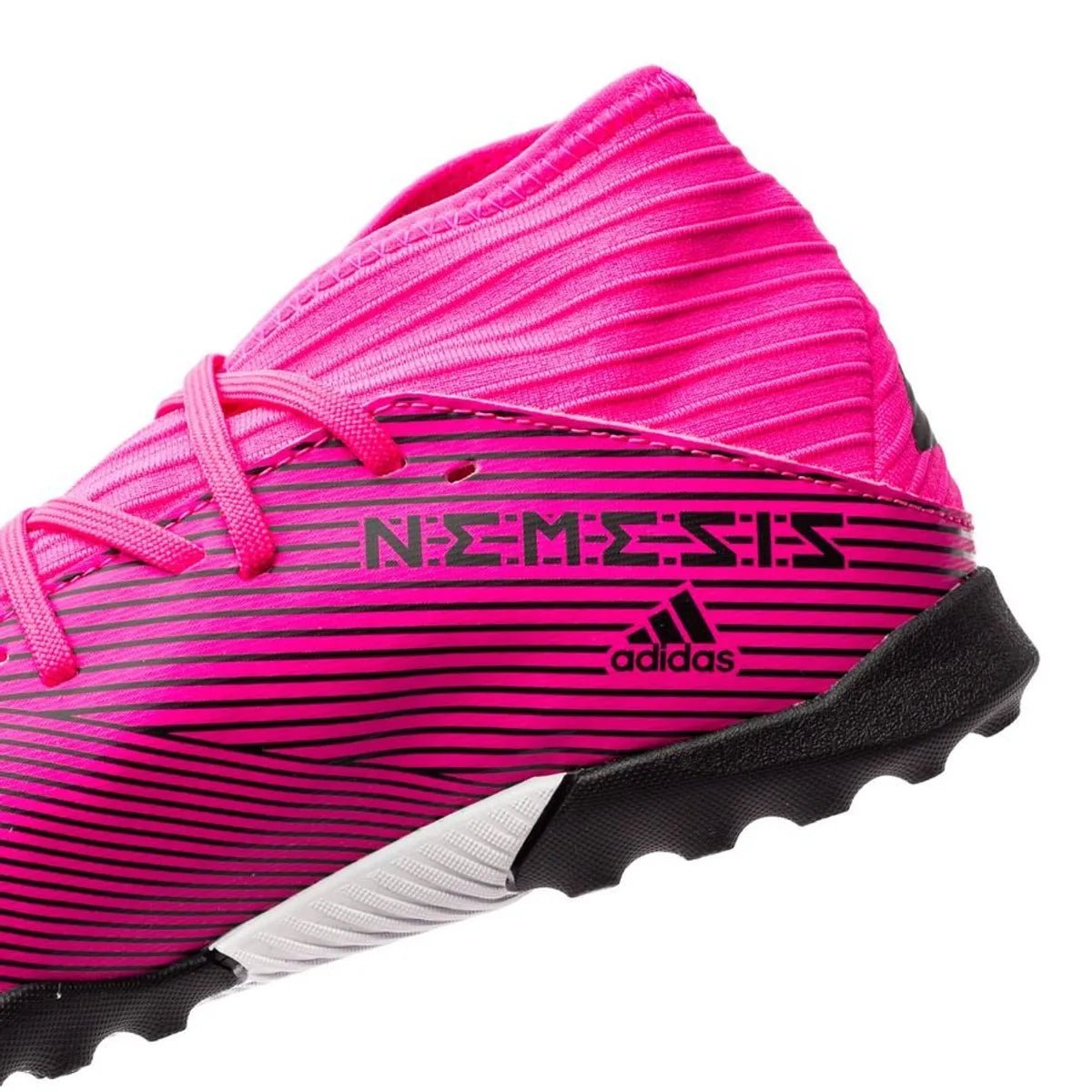 adidas Nemeziz 19.3 TF Turf Youth Soccer Cleats - Shock Pink/Black - Best Buy Soccer