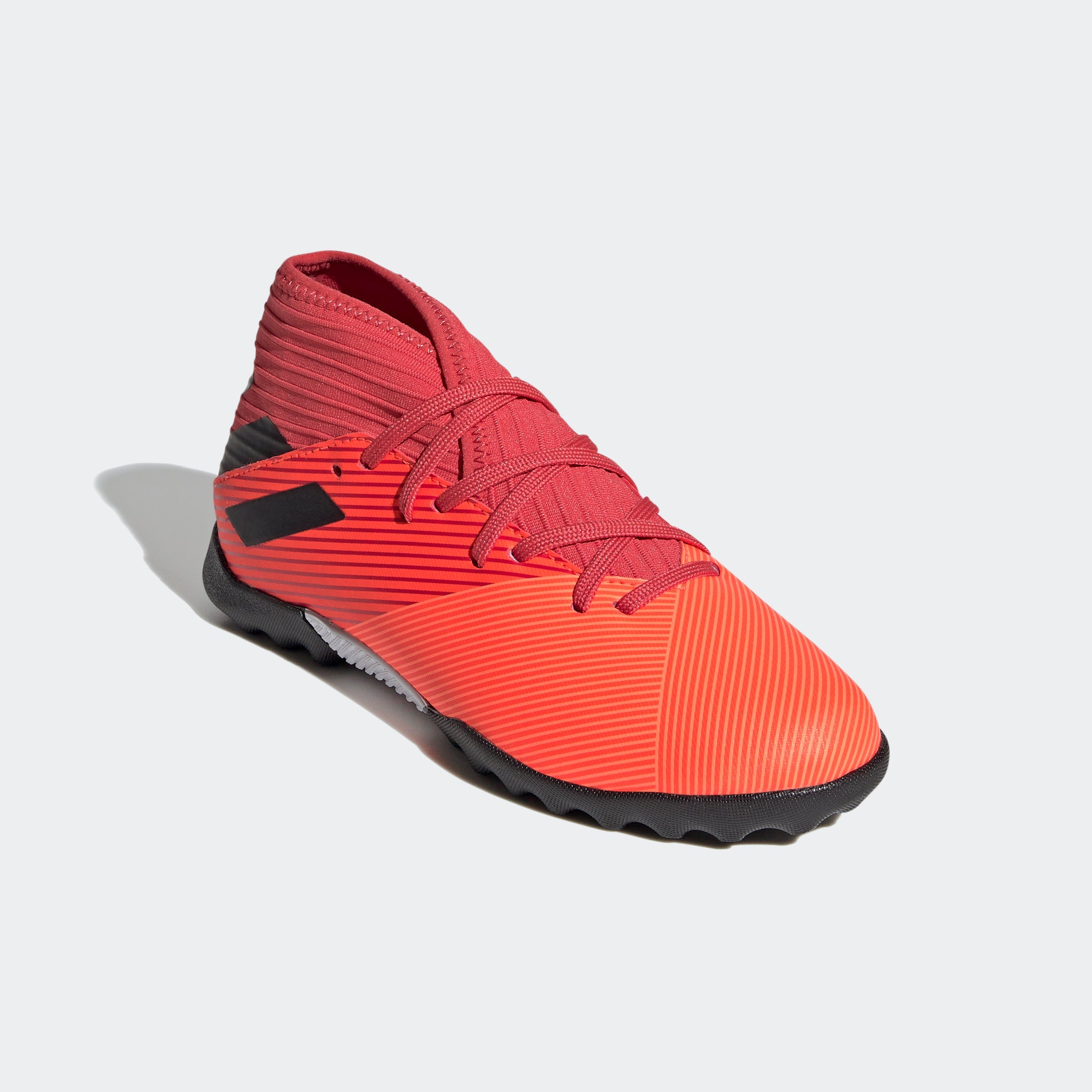 adidas Nemeziz 19.3 TF Turf Youth Soccer Cleats - Signal Coral/Black/Glory Red - Best Buy Soccer