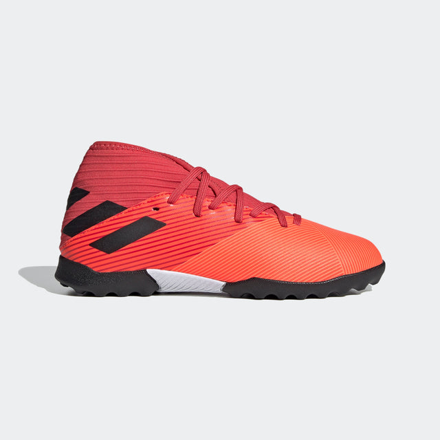 adidas Nemeziz 19.3 TF Turf Youth Soccer Cleats - Signal Coral/Black/Glory Red - Best Buy Soccer