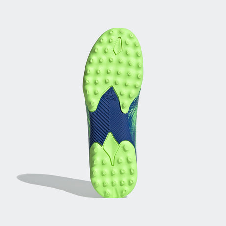adidas Nemeziz 19.3 TF Turf Youth Soccer Cleats - Signal Green/Black/Royal - Best Buy Soccer