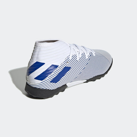 adidas Nemeziz 19.3 TF Turf Youth Soccer Cleats - White/Royal - Best Buy Soccer