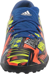 adidas Nemeziz Messi 19.3 TF Turf Youth Soccer Cleats - Royal/Silver Metallic/Solar Yellow - Best Buy Soccer