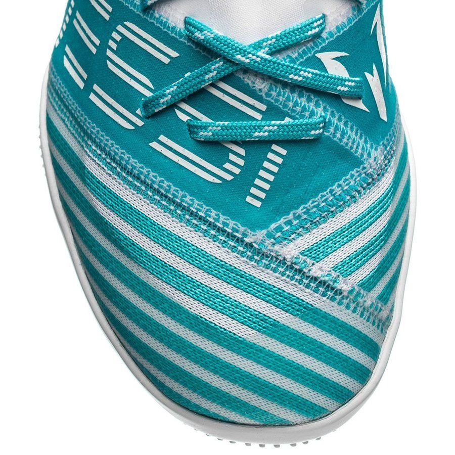 adidas Nemeziz Messi Tango 17.3 IN Indoor Soccer Shoes - White/Legend Ink/Energy Blue - Best Buy Soccer