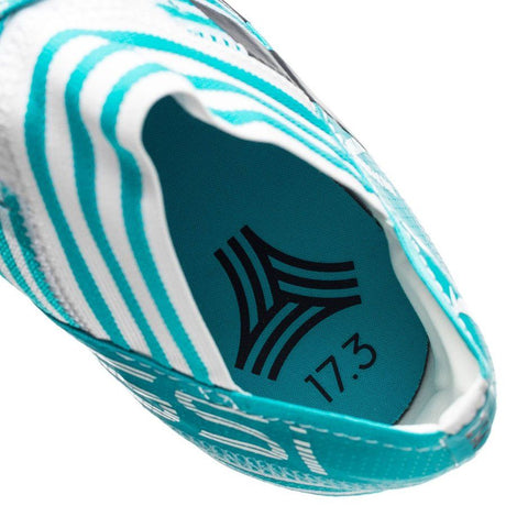 adidas Nemeziz Messi Tango 17.3 IN Indoor Soccer Shoes - White/Legend Ink/Energy Blue - Best Buy Soccer