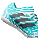 adidas Nemeziz Messi Tango 17.3 IN Indoor Soccer Shoes - White/Legend Ink/Energy Blue - Best Buy Soccer