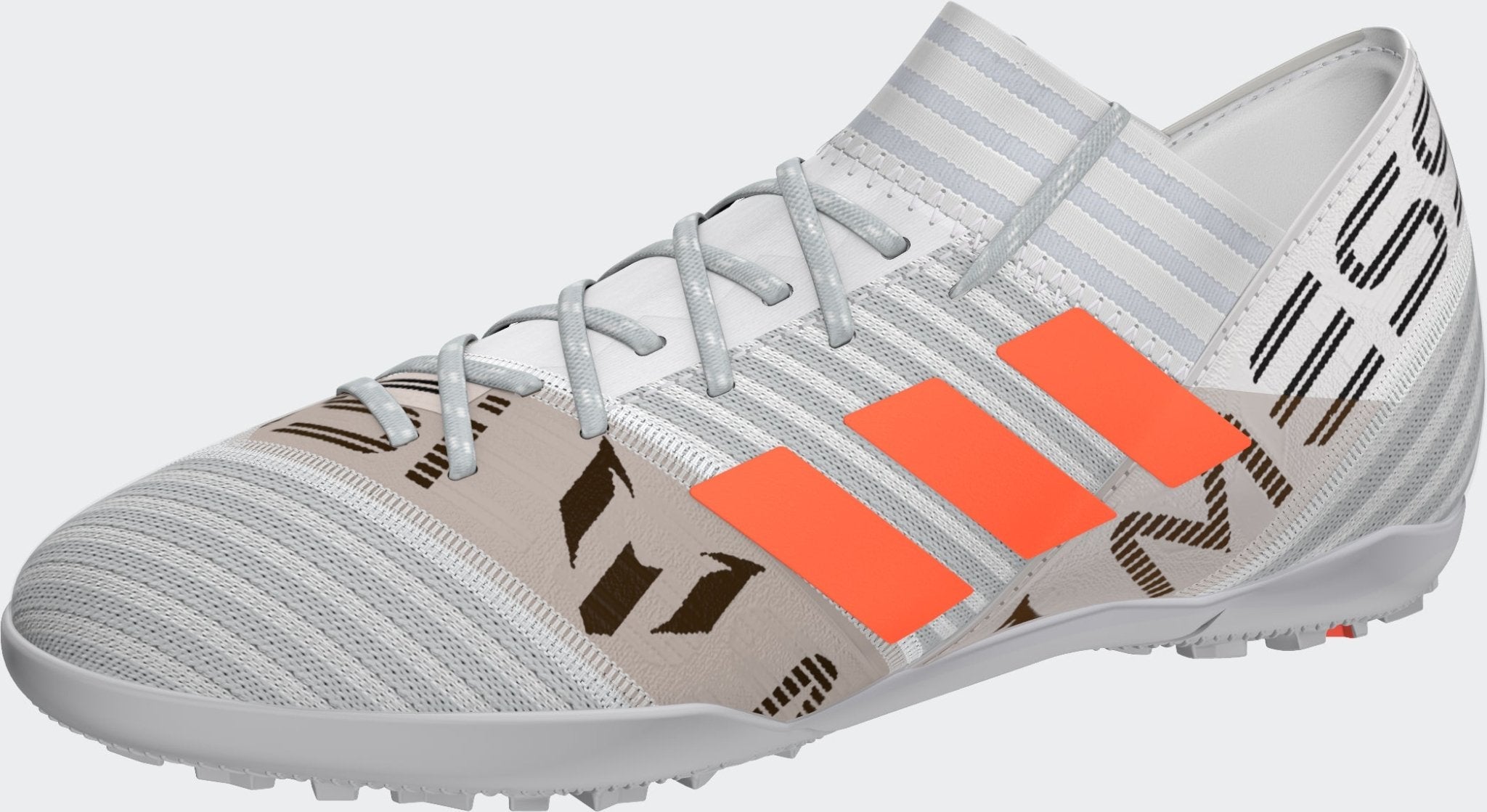 adidas Nemeziz Messi Tango 17.3 TF Turf Soccer Cleats - White/Solar Orange/Black - Best Buy Soccer
