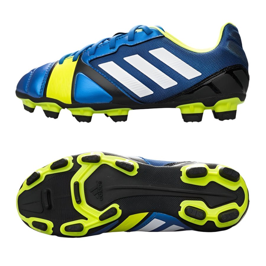 adidas Nitrocharge 2.0 TRX FG Youth Firm Ground Soccer Cleats - Blue/White/Electricity - Best Buy Soccer