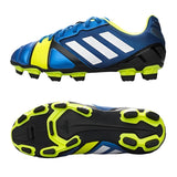 adidas Nitrocharge 2.0 TRX FG Youth Firm Ground Soccer Cleats - Blue/White/Electricity - Best Buy Soccer