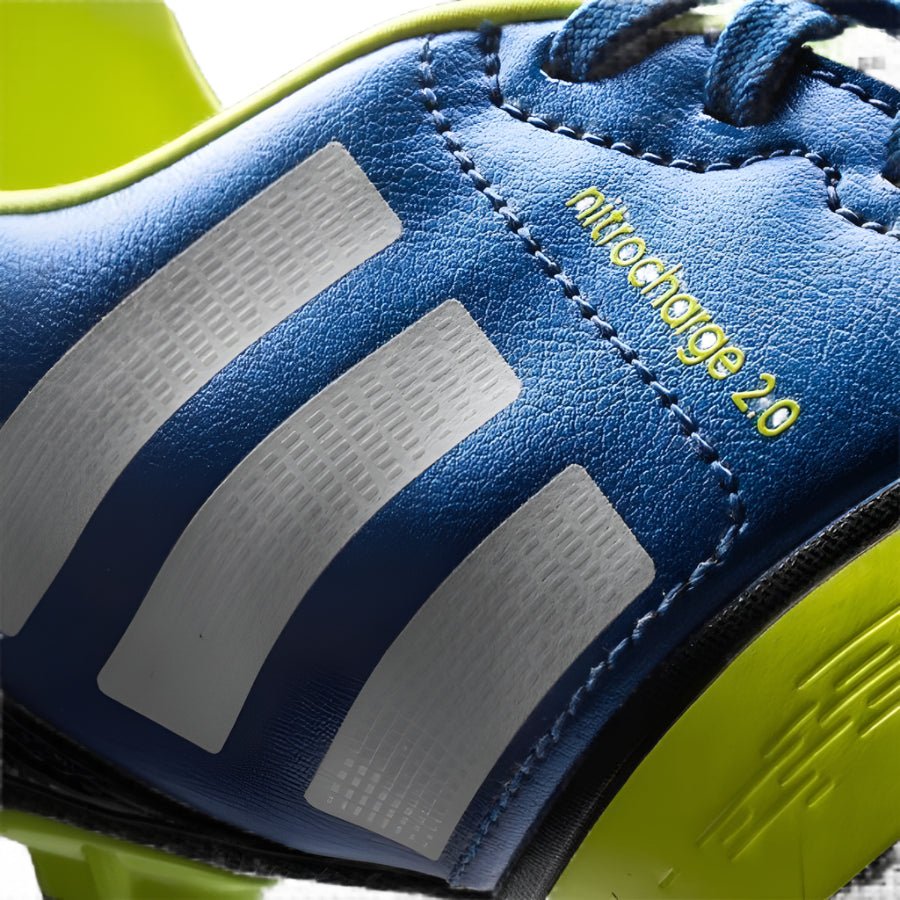 adidas Nitrocharge 2.0 TRX FG Youth Firm Ground Soccer Cleats - Blue/White/Electricity - Best Buy Soccer
