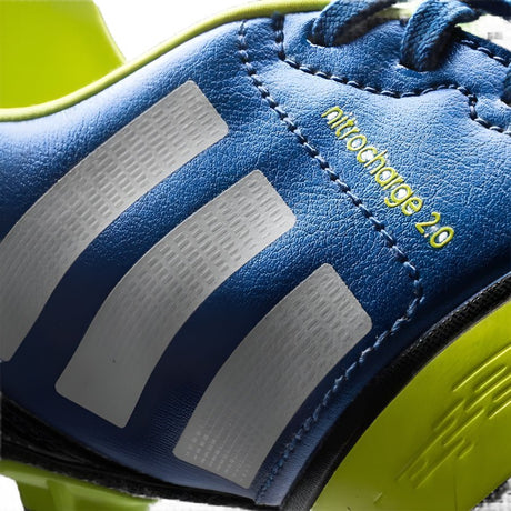 adidas Nitrocharge 2.0 TRX FG Youth Firm Ground Soccer Cleats - Blue/White/Electricity - Best Buy Soccer