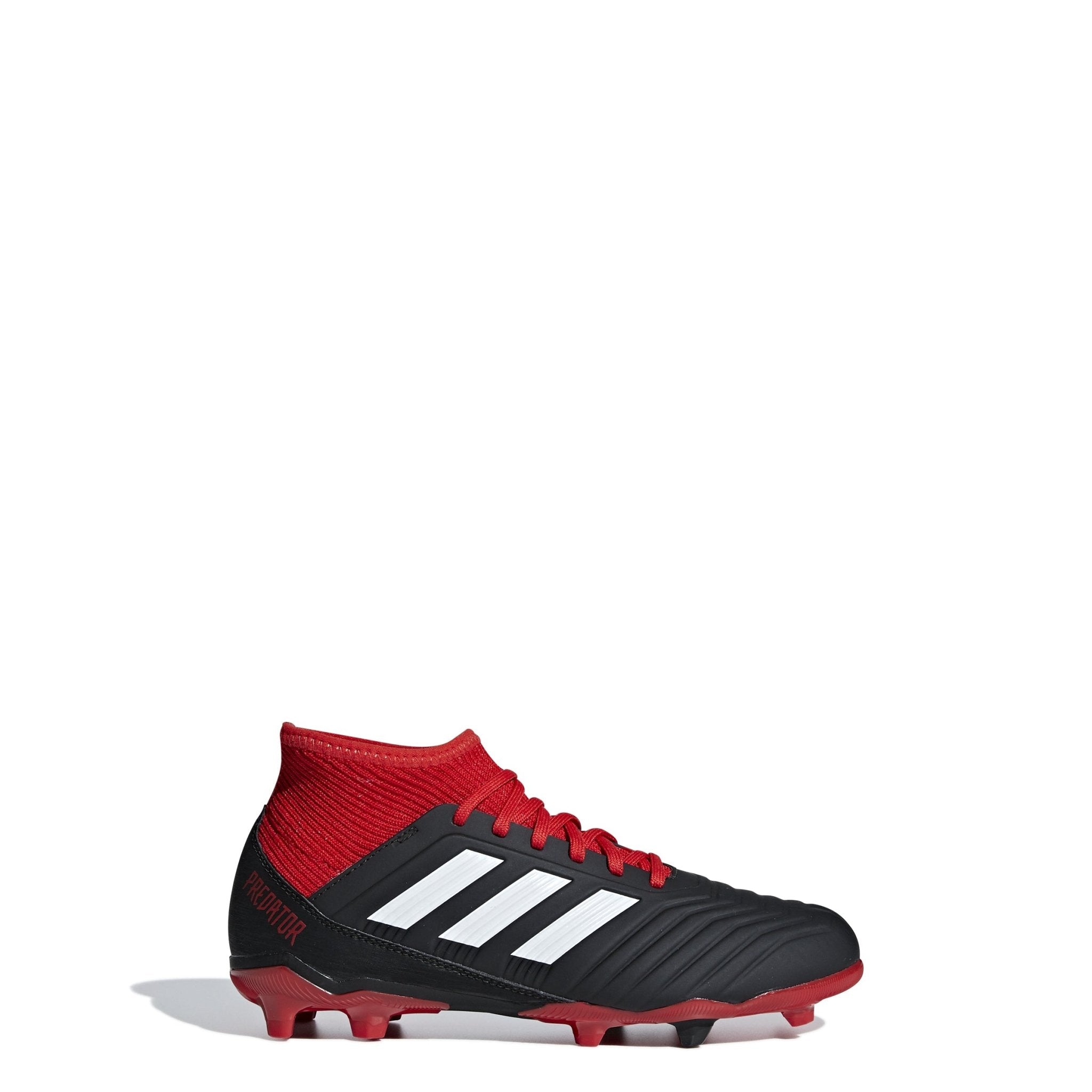 adidas Predator 18.3 FG Firm Ground Youth Soccer Cleats - Black/White/Red - Best Buy Soccer