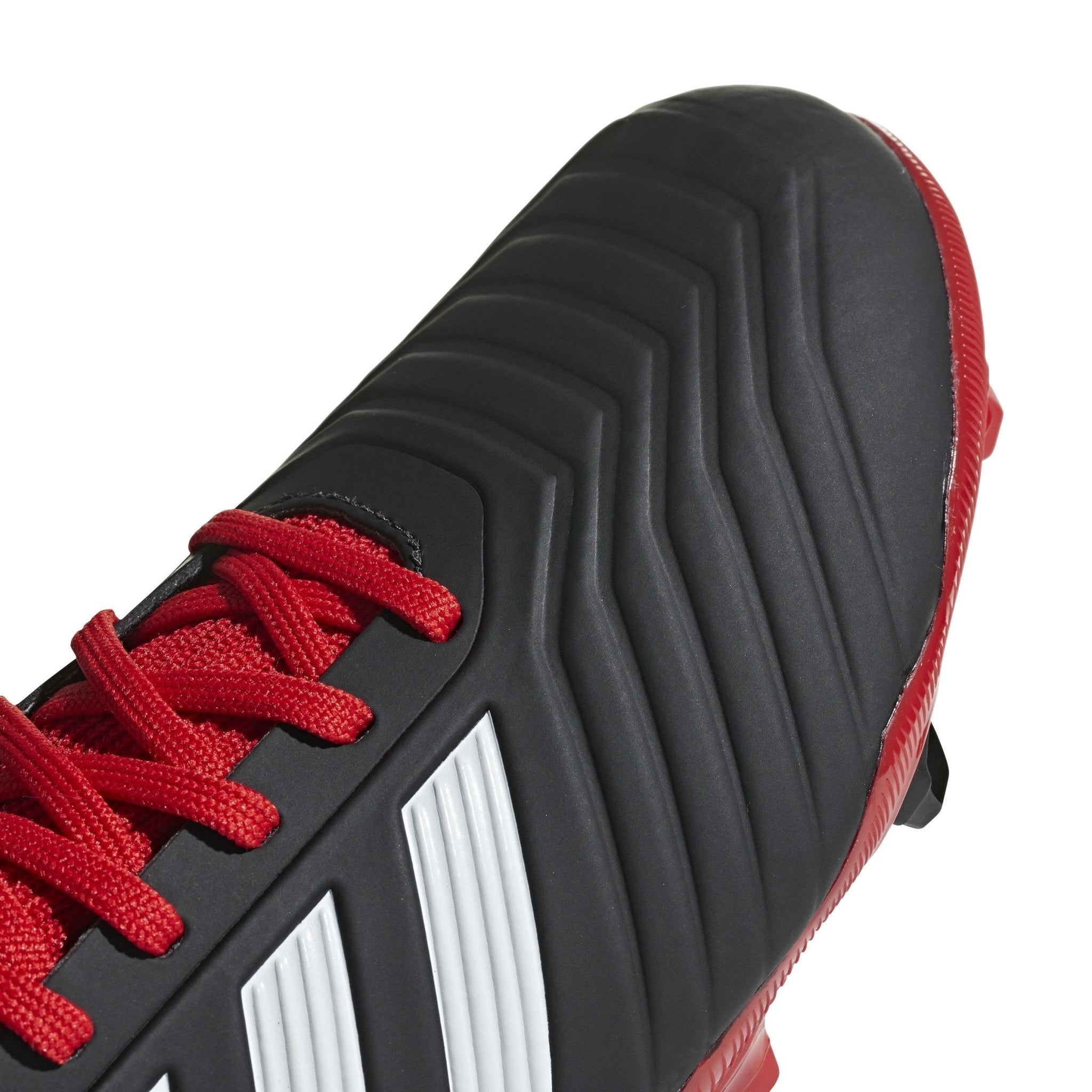 adidas Predator 18.3 FG Firm Ground Youth Soccer Cleats - Black/White/Red - Best Buy Soccer