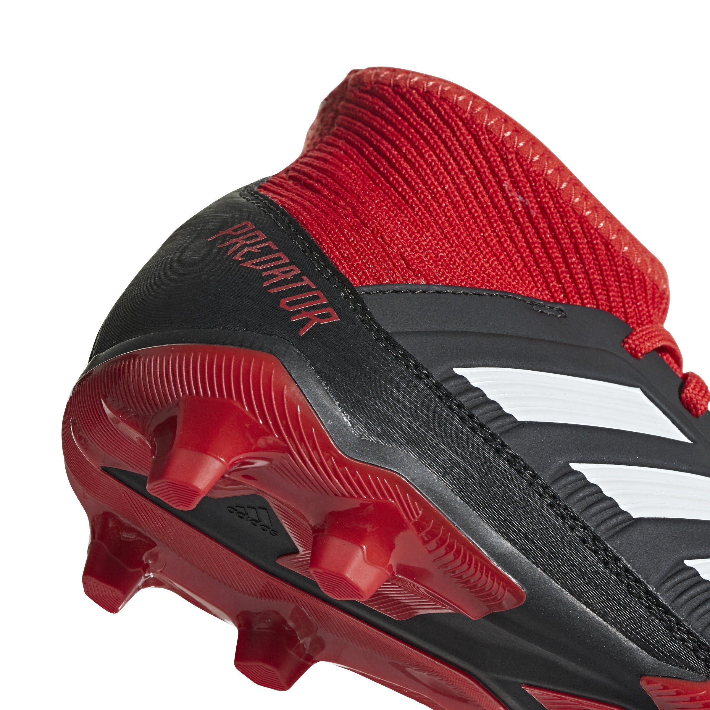 adidas Predator 18.3 FG Firm Ground Youth Soccer Cleats - Black/White/Red - Best Buy Soccer