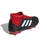 adidas Predator 18.3 FG Firm Ground Youth Soccer Cleats - Black/White/Red - Best Buy Soccer